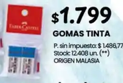 Changomas Gomas tinta oferta