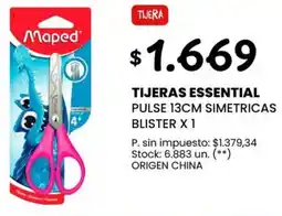 Changomas Maped tijeras essential pulse simetricas blister x 1 oferta