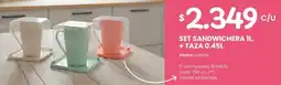 Changomas Set sandwichera oferta