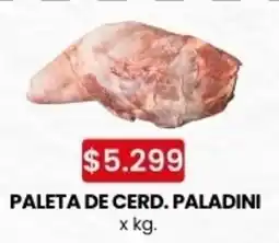 Autoservicio Capo Paladini paleta de cerd. oferta