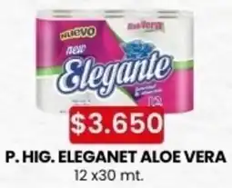 Autoservicio Capo Eleganet p.hig. aloe vera oferta