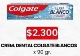 Autoservicio Capo Colgate crem. dental blancos oferta