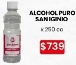 Autoservicio Capo San iginio alcohol puro oferta