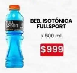 Autoservicio Capo Full Sport bebida isotónica oferta