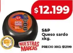 Supermayorista Vital S&P queso sardo oferta