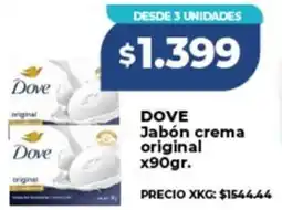 Supermayorista Vital Dove jabón crema original oferta