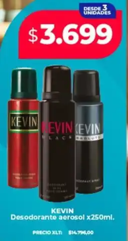 Supermayorista Vital Kevin desodorante aerosol oferta