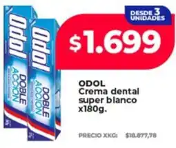 Supermayorista Vital Odol crema dental super blanco oferta