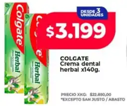 Supermayorista Vital Colgate crema dental herbal oferta
