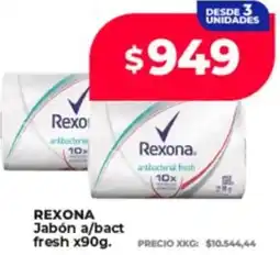 Supermayorista Vital Rexona jabón a/bact fresh oferta