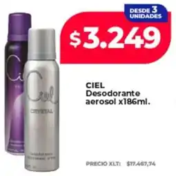Supermayorista Vital Ciel desodorante aerosol oferta