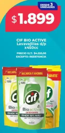 Supermayorista Vital Cif bio active lavavajillas d/p oferta