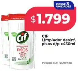 Supermayorista Vital Cif limpiador desinf. pisos d/p oferta