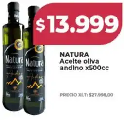 Supermayorista Vital Natura aceite oliva andino oferta