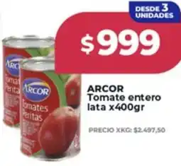 Supermayorista Vital Arcor tomate entero lata oferta