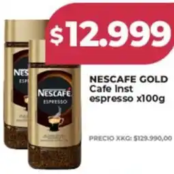 Supermayorista Vital Nescafé gold café inst espresso oferta