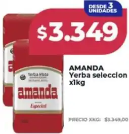 Supermayorista Vital Amanda yerba seleccion oferta