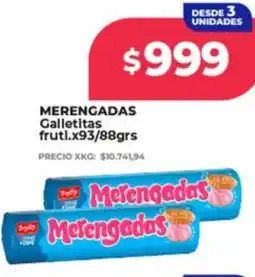 Supermayorista Vital Merengadas galletitas fruti. oferta