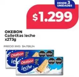 Supermayorista Vital Okebon galletitas leche oferta