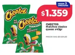 Supermayorista Vital Cheetos malcitos clasico queso oferta
