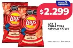 Supermayorista Vital Lay's papas fritas ketchup oferta