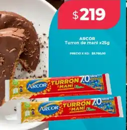 Supermayorista Vital Arcor turron de mani oferta