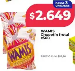 Supermayorista Vital Wamis chupetin frutal oferta