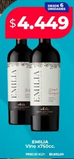 Supermayorista Vital Emilia vino oferta