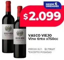 Supermayorista Vital Vasco viejo vino tinto oferta