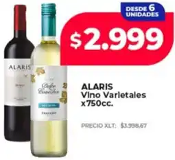 Supermayorista Vital Alaris vino varietales oferta