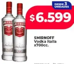 Supermayorista Vital Smirnoff vodka italia oferta