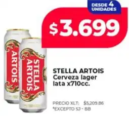 Supermayorista Vital Stella artois cerveza lager lata oferta