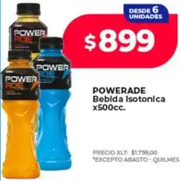 Supermayorista Vital Powerade bebida isotonica oferta