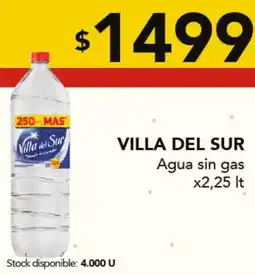 Nini Mayorista Villa del sur agua sin gas oferta