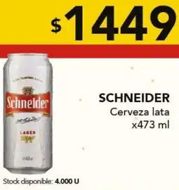Nini Mayorista Schneider cerveza lata oferta