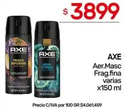 Nini Mayorista Axe aer.masc frag.fina varias oferta