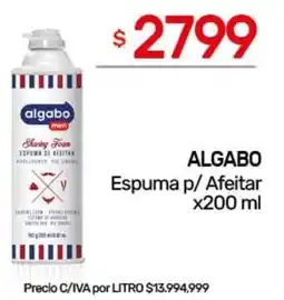 Nini Mayorista Algabo espuma p/afeitar oferta