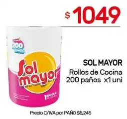 Nini Mayorista Sol mayor rollos de cocina oferta