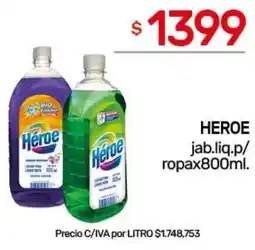 Nini Mayorista HEROE jab.liq.p/ ropa oferta