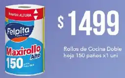 Nini Mayorista Felpita rollos de cocina doble hoja oferta