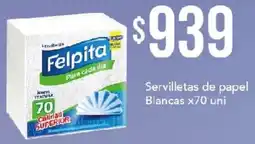 Nini Mayorista Felpita servilletas de papel blancas oferta