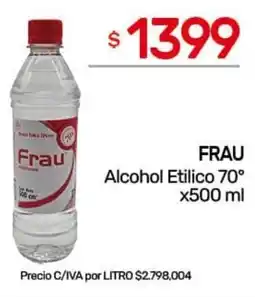 Nini Mayorista Frau alcohol etilico 70° oferta
