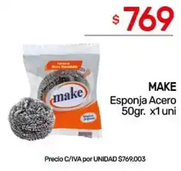 Nini Mayorista Make esponja acero oferta