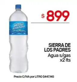 Nini Mayorista Sierre de los padres agua sin gas oferta