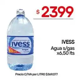 Nini Mayorista Ivess agua sin gas oferta