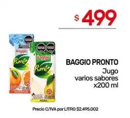 Nini Mayorista Baggio Pronto jugo oferta