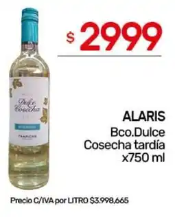 Nini Mayorista Alaris bco.dulce cosecha tardía oferta