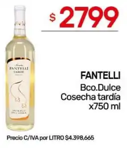 Nini Mayorista Fantelli bco.dulce cosecha tardía oferta