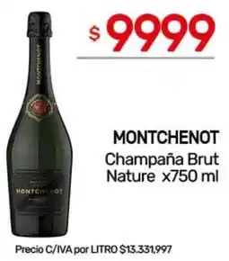 Nini Mayorista Montchenot champaña brut nature oferta