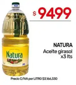 Nini Mayorista Natura aceite girasol oferta